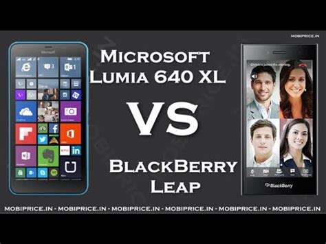 BlackBerry Leap vs Microsoft Lumia 950 XL Karşılaştırma